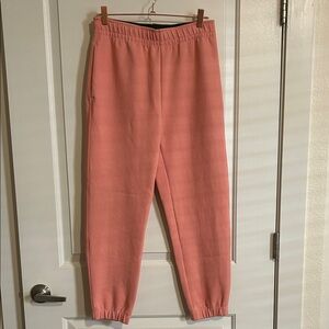 NWOT Lacoste Sweatpants in Light Salmon